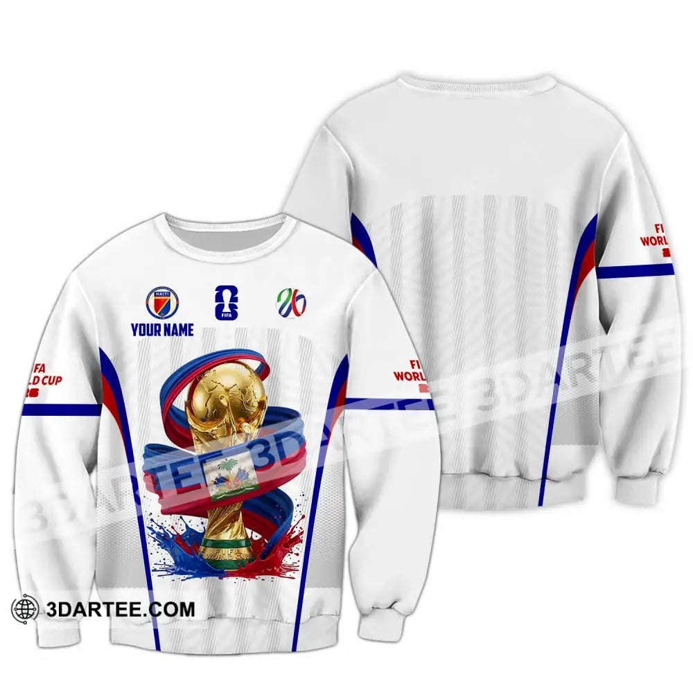 Unisex Shirt - Custom Haiti World Cup 2026 Shirt - Long Sleeve / S - T-shirt