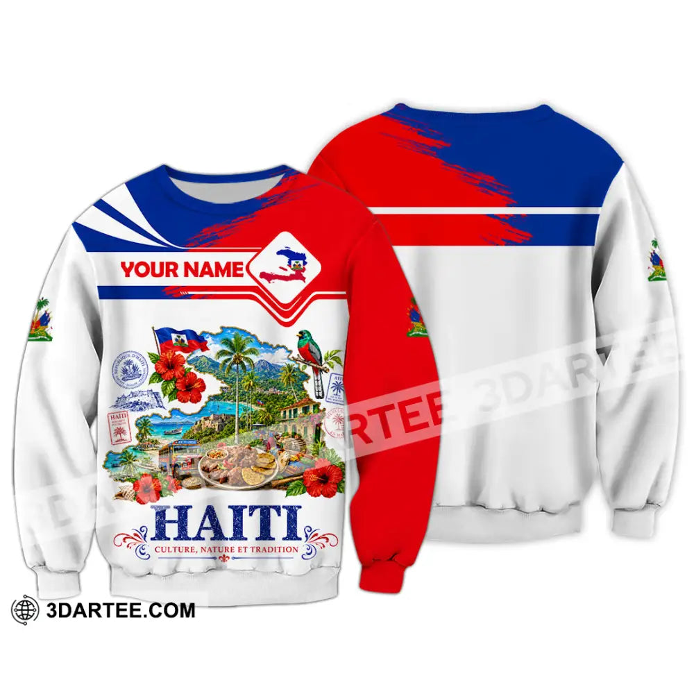Unisex Shirt - Custom Haiti Shirt - Long Sleeve / S - T-shirt