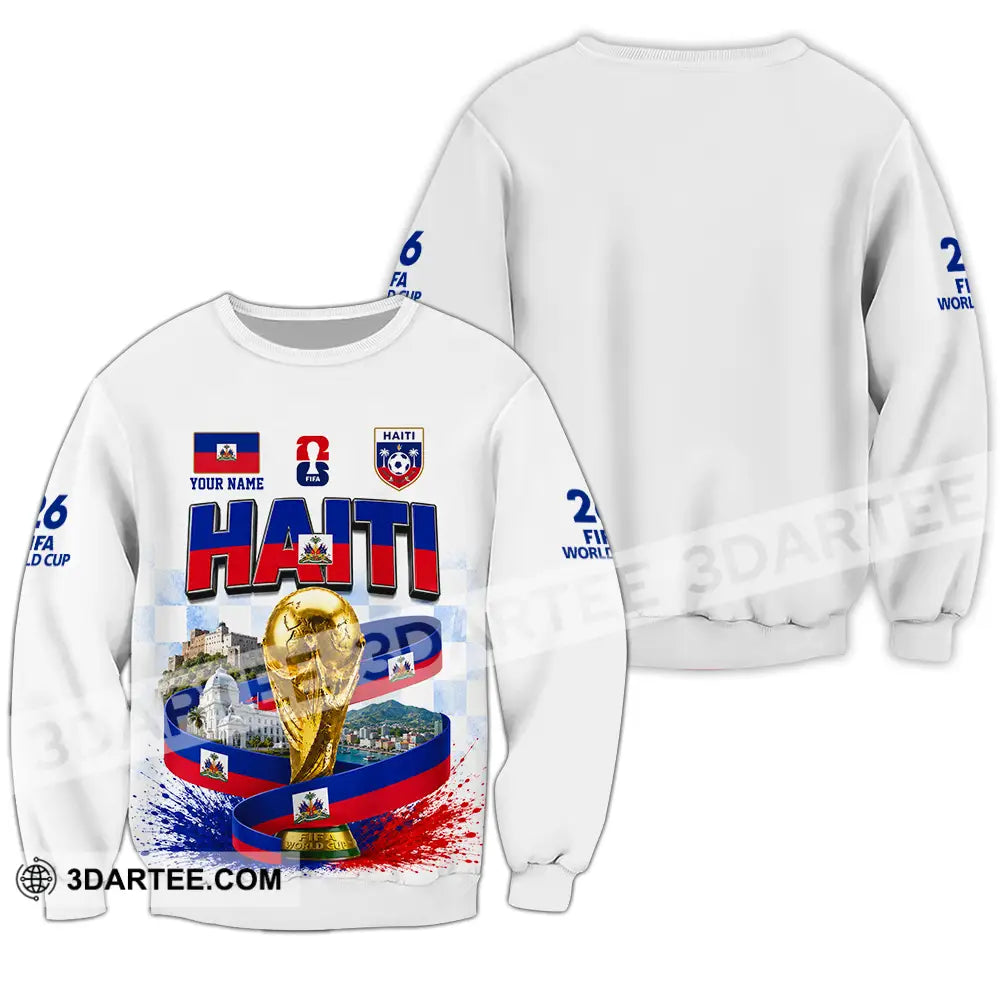 Unisex Shirt - Custom Haiti World Cup 2026 Shirt - Long Sleeve / S - T-shirt