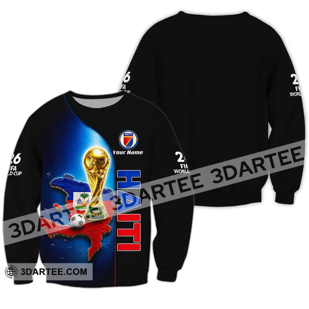 Unisex Shirt - Custom Haiti World Cup 2026 Shirt - Long Sleeve / S - T-shirt
