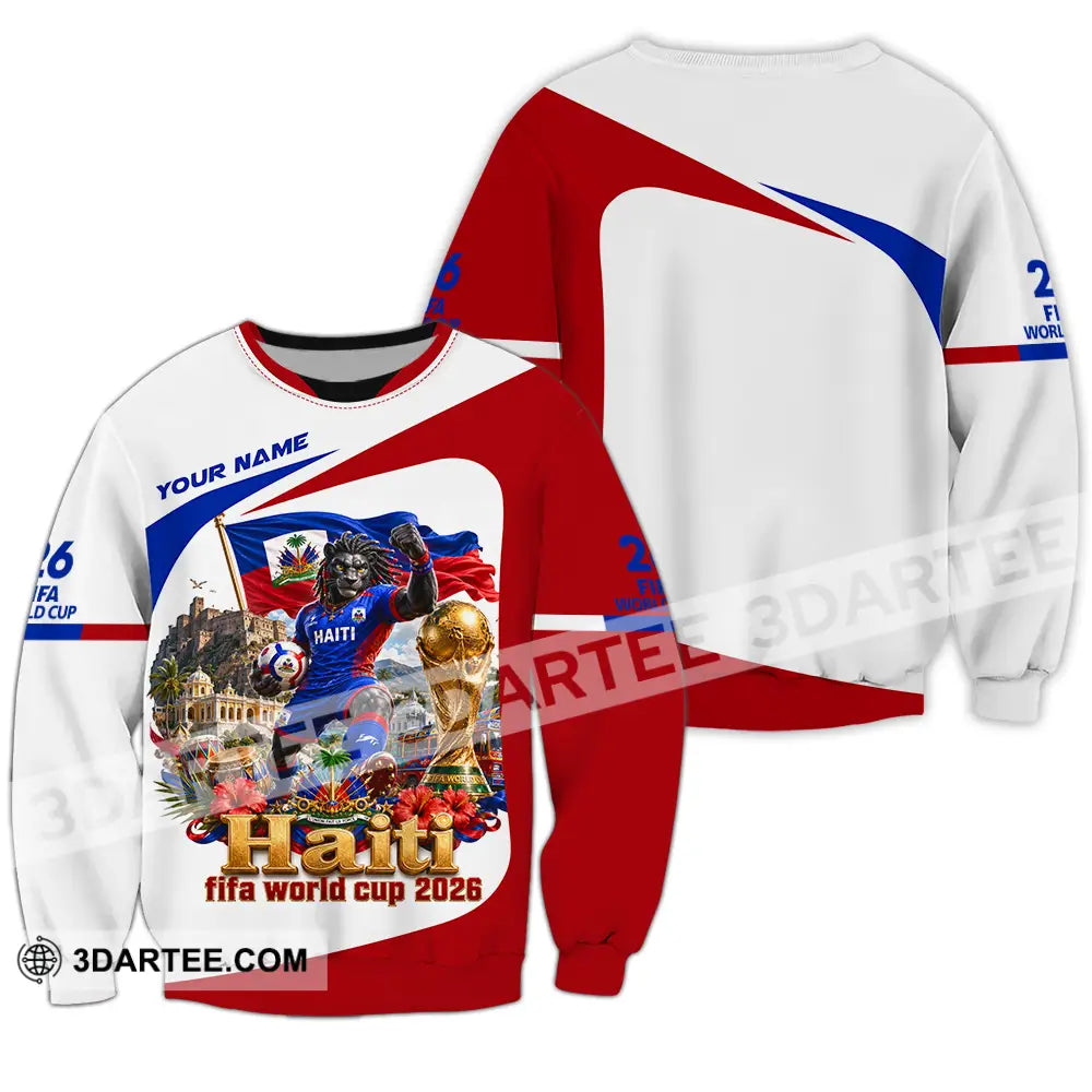 Unisex Shirt - Custom Haiti World Cup 2026 Shirt - Long Sleeve / S - T-shirt