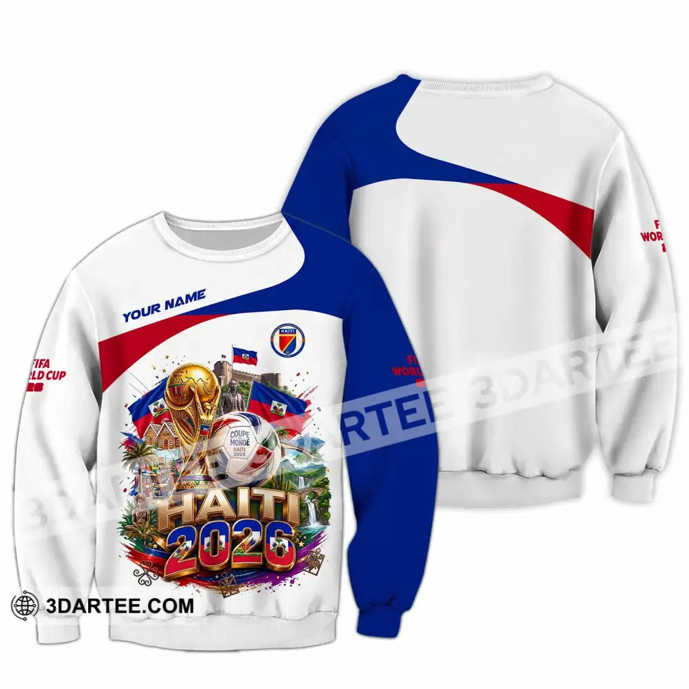 Unisex Shirt - Custom Haiti World Cup 2026 Shirt - Long Sleeve / S - T-shirt