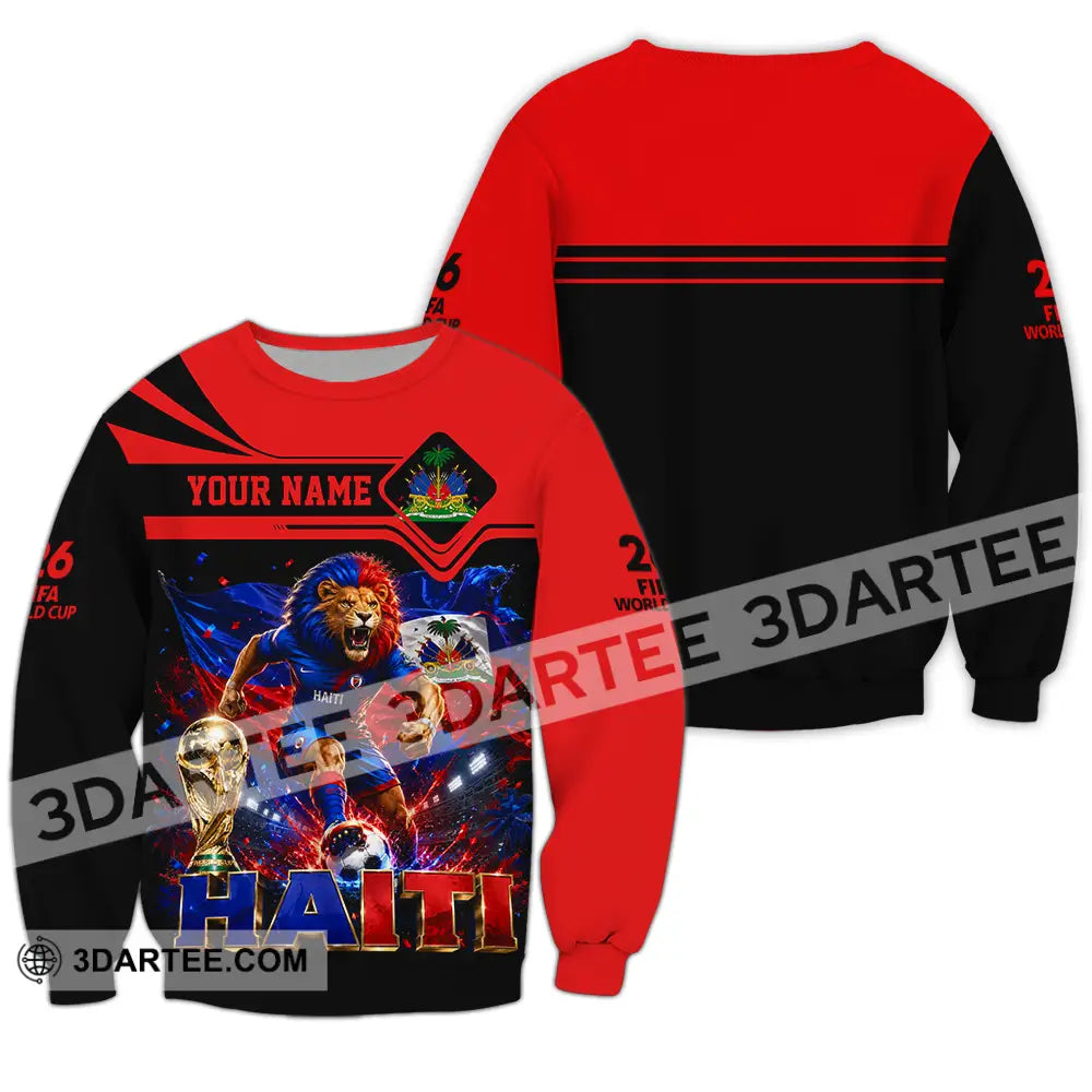 Unisex Shirt - Custom Haiti World Cup 2026 Shirt - Long Sleeve / S - T-shirt