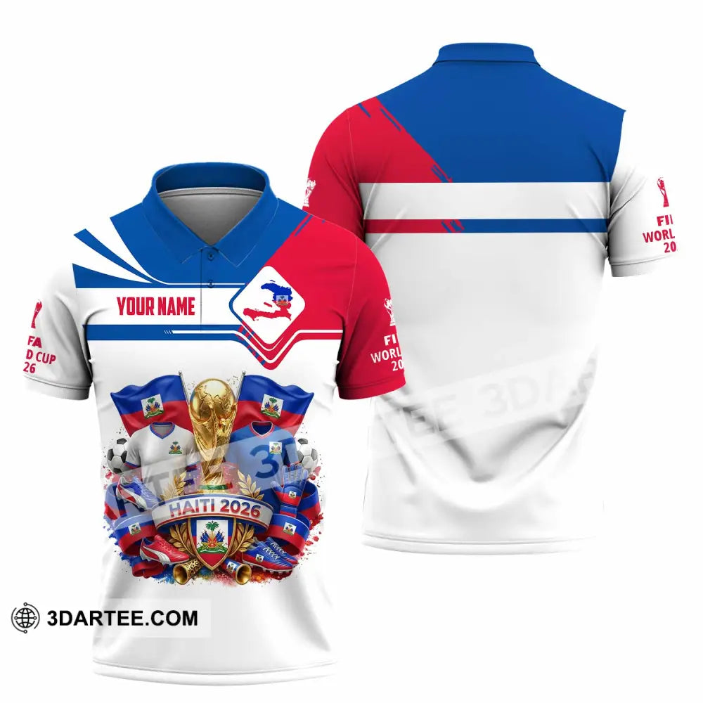 Unisex Shirt - Custom Haiti World Cup 2026 Shirt - Polo Shirt / S - T-shirt