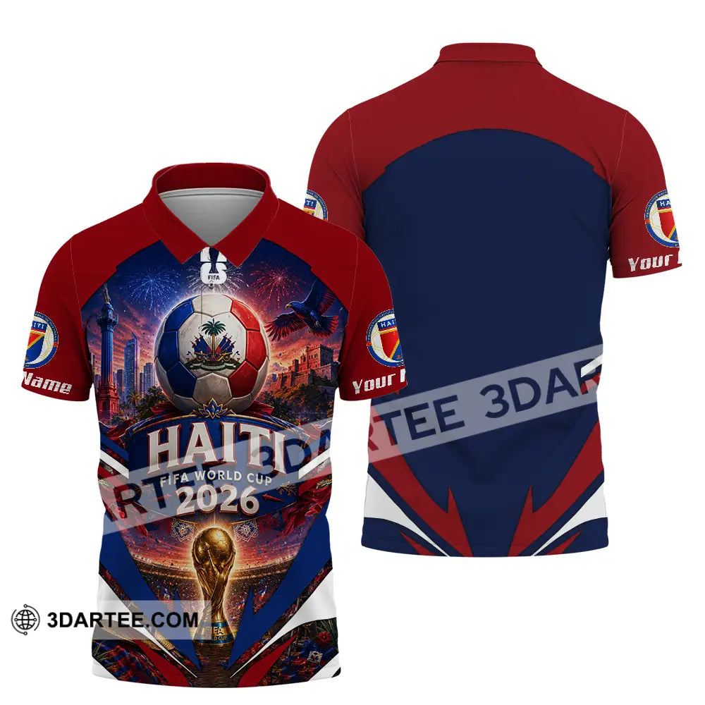 Unisex Shirt - Custom Haiti World Cup 2026 Shirt - Polo Shirt / S - T-shirt