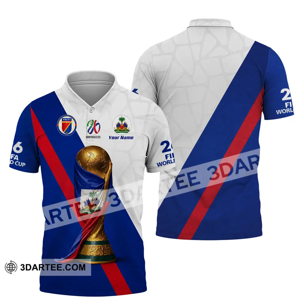 Unisex Shirt - Custom Haiti World Cup 2026 Shirt - Polo Shirt / S - T-shirt