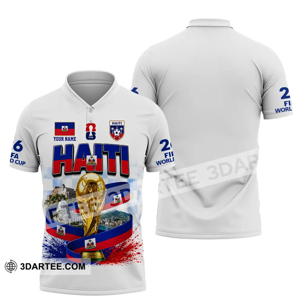 Unisex Shirt - Custom Haiti World Cup 2026 Shirt - Polo Shirt / S - T-shirt