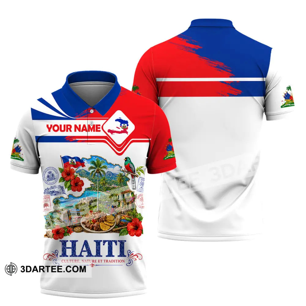Unisex Shirt - Custom Haiti Shirt - Polo Shirt / S - T-shirt