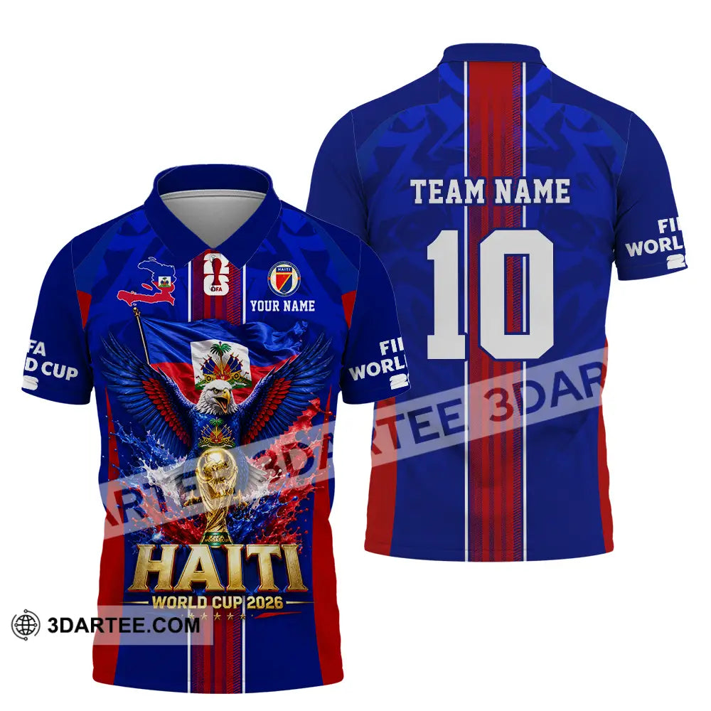 Unisex Shirt - Custom Haiti World Cup 2026 Shirt - Polo Shirt / S - T-shirt