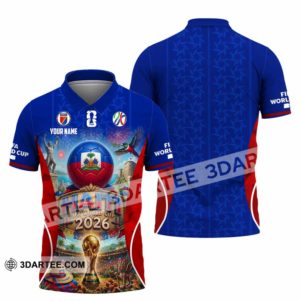 Unisex Shirt - Custom Haiti World Cup 2026 Shirt - Polo Shirt / S - T-shirt