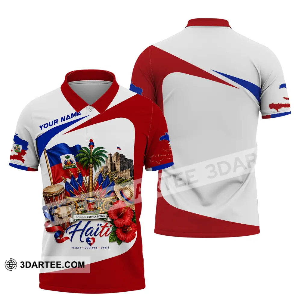 Unisex Shirt - Custom Haiti Shirt - Polo Shirt / S - T-shirt