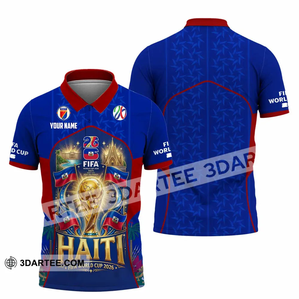 Unisex Shirt - Custom Haiti World Cup 2026 Shirt - Polo Shirt / S - T-shirt