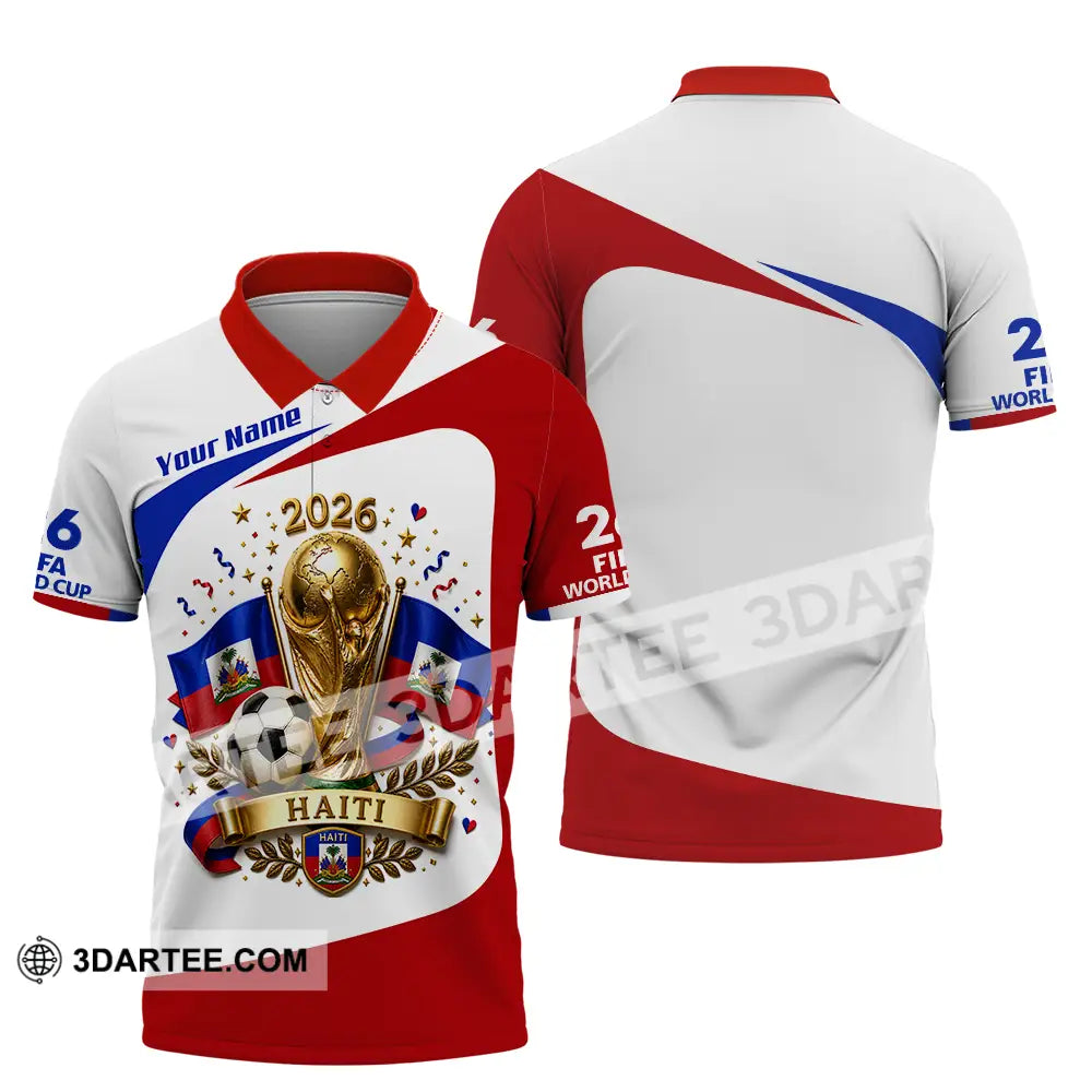 Unisex Shirt - Custom Haiti World Cup 2026 Shirt - Polo Shirt / S - T-shirt
