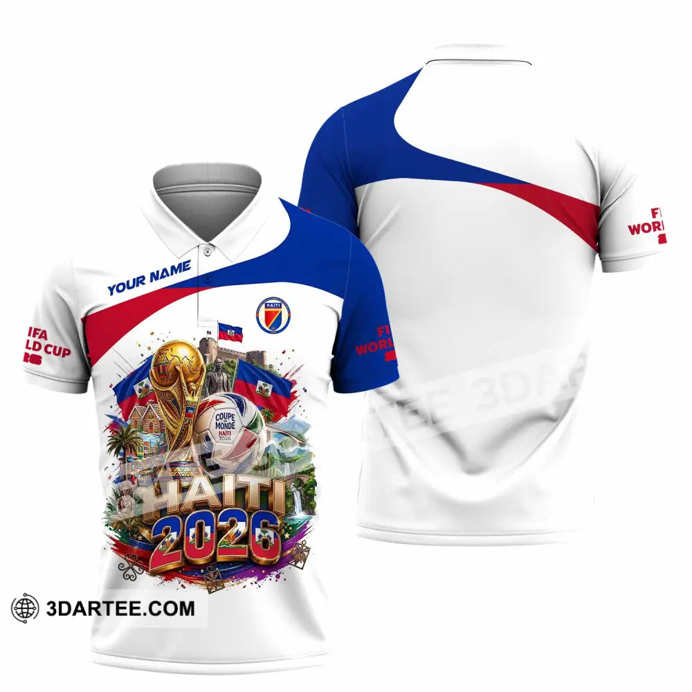 Unisex Shirt - Custom Haiti World Cup 2026 Shirt - Polo Shirt / S - T-shirt