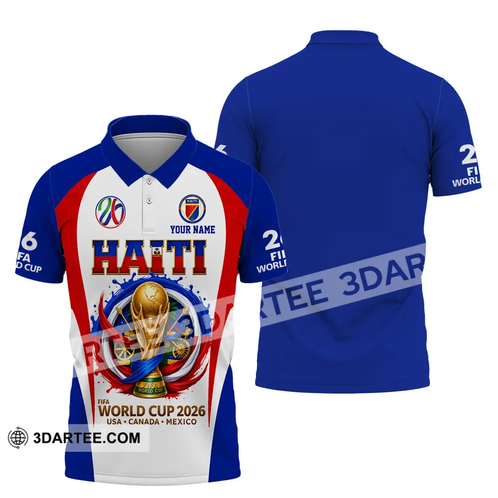Unisex Shirt - Custom Haiti World Cup 2026 Shirt - Polo Shirt / S - T-shirt
