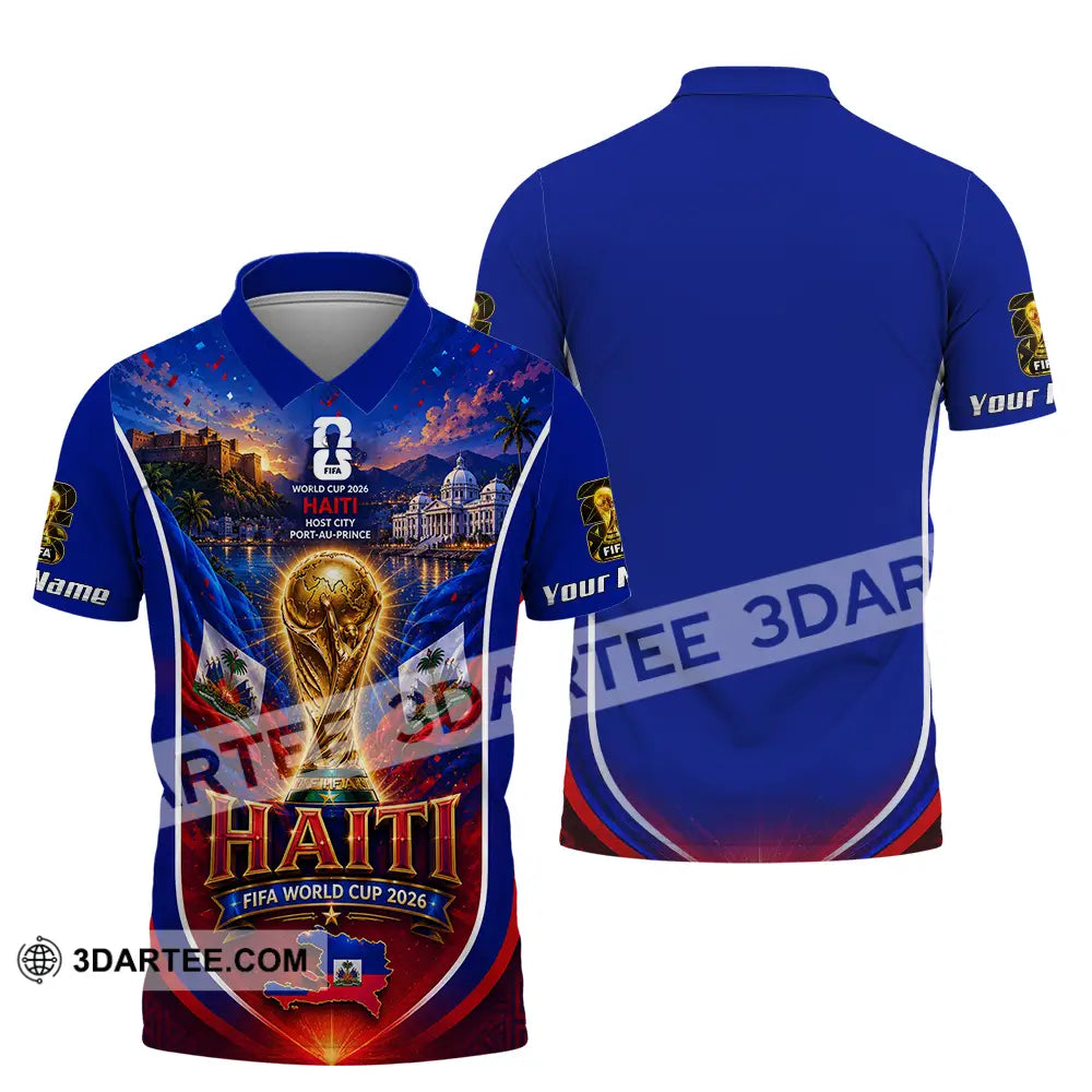 Unisex Shirt - Custom Haiti World Cup 2026 Shirt - Polo Shirt / S - T-shirt