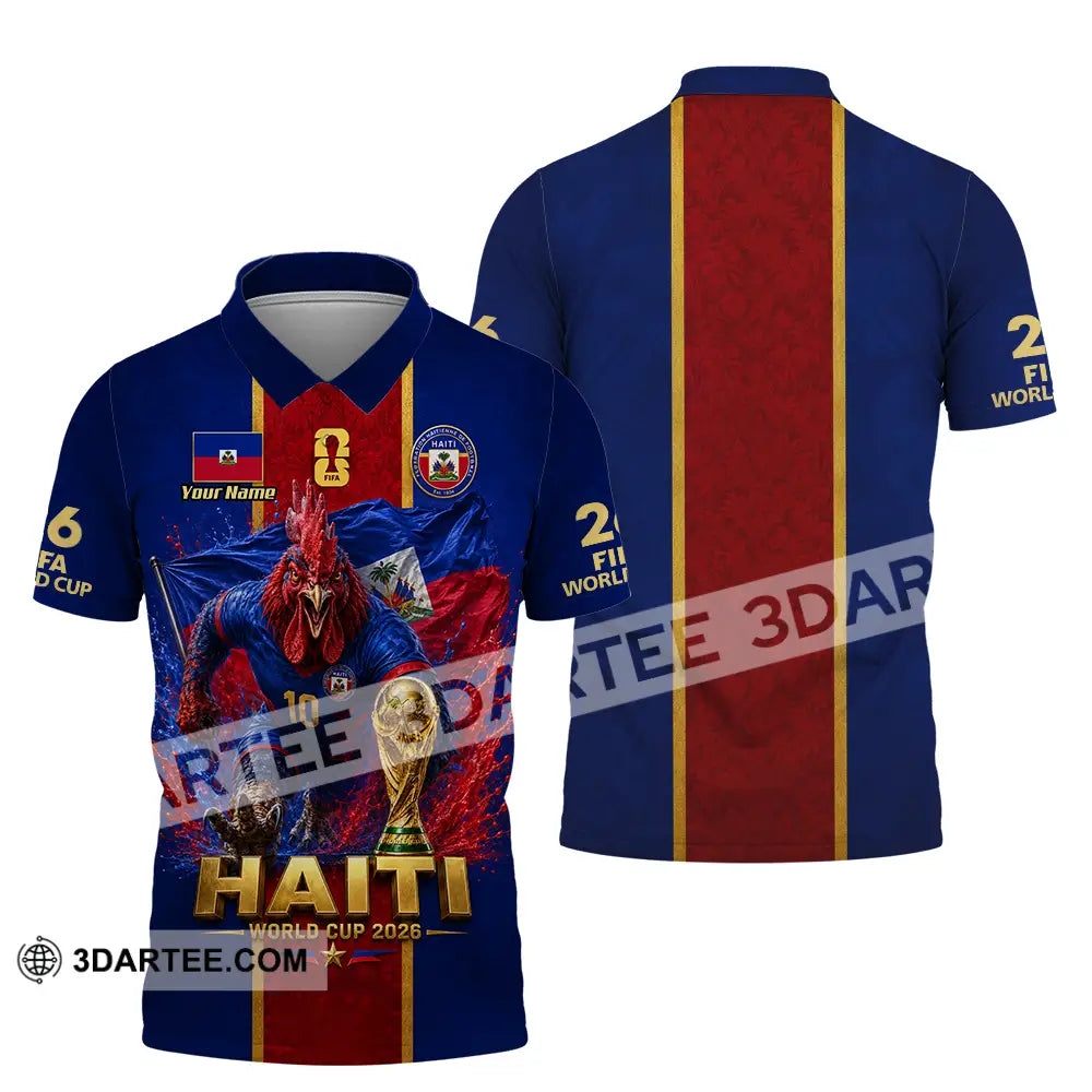 Unisex Shirt - Custom Haiti World Cup 2026 Shirt - Polo Shirt / S - T-shirt