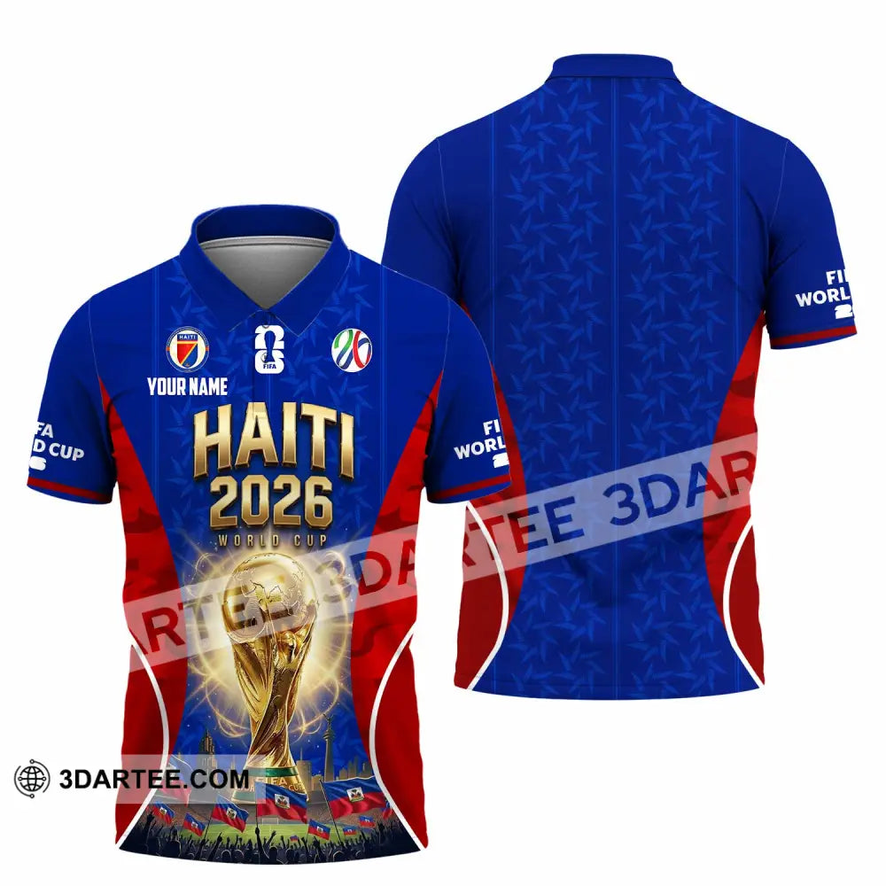 Unisex Shirt - Custom Haiti World Cup 2026 Shirt - Polo Shirt / S - T-shirt