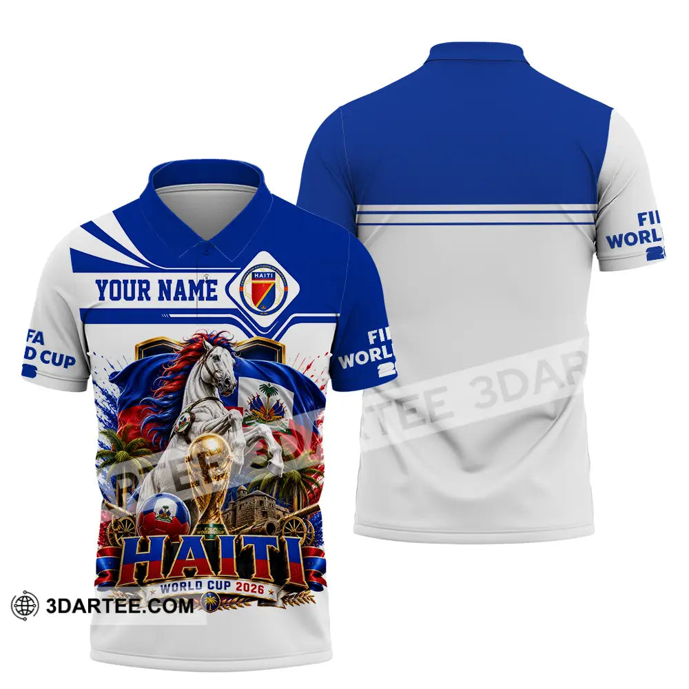 Unisex Shirt - Custom Haiti World Cup 2026 Shirt - Polo Shirt / S - T-shirt