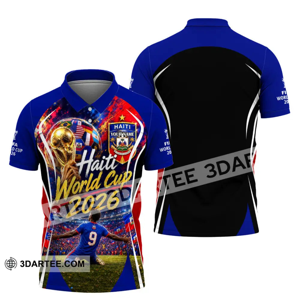 Unisex Shirt - Custom Haiti World Cup 2026 Shirt - Polo Shirt / S - T-shirt