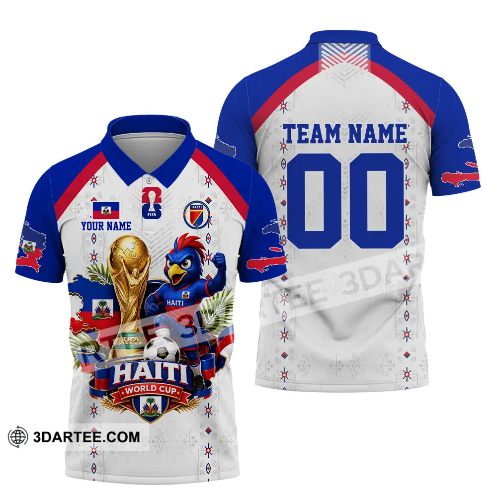 Unisex Shirt - Custom Haiti World Cup 2026 Shirt - Polo Shirt / S - T-shirt