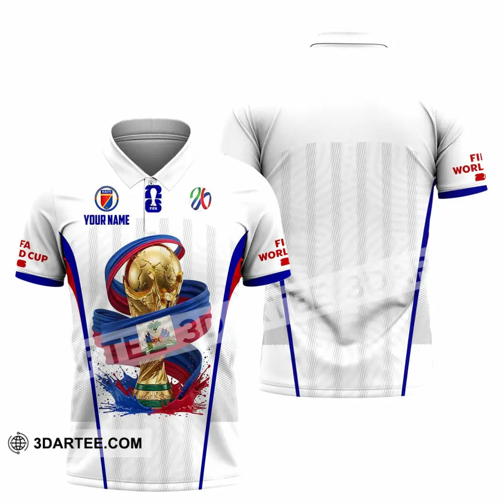 Unisex Shirt - Custom Haiti World Cup 2026 Shirt - Polo Shirt / S - T-shirt