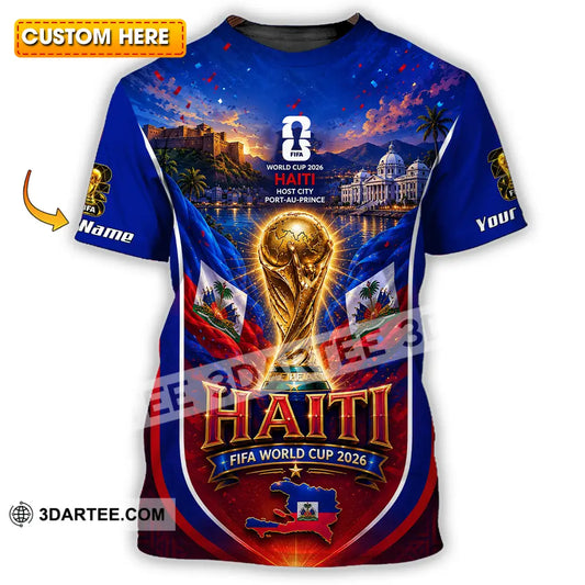 Unisex Shirt - Custom Haiti World Cup 2026 Shirt - T-shirt