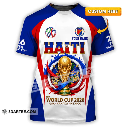 Unisex Shirt - Custom Haiti World Cup 2026 Shirt - T-shirt