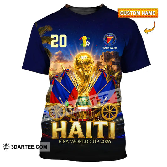 Unisex Shirt - Custom Haiti World Cup 2026 Shirt - T-shirt