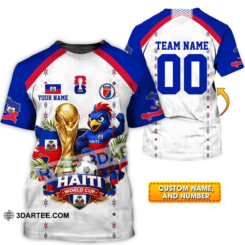 Unisex Shirt - Custom Haiti World Cup 2026 Shirt - T-shirt