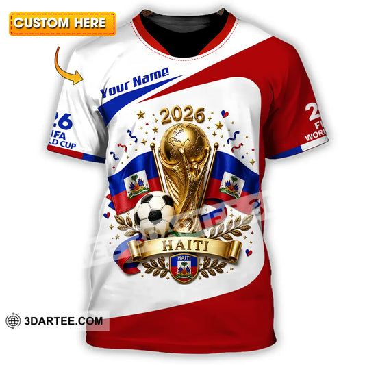 Unisex Shirt - Custom Haiti World Cup 2026 Shirt - T-shirt