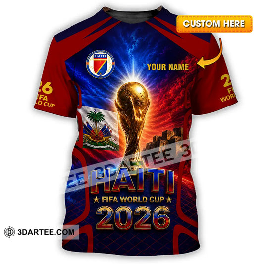 Unisex Shirt - Custom Haiti World Cup 2026 Shirt - T-shirt