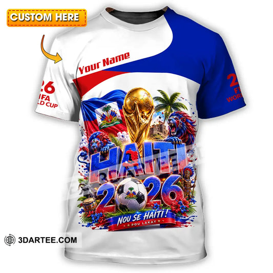 Unisex Shirt - Custom Haiti World Cup 2026 Shirt - T-shirt
