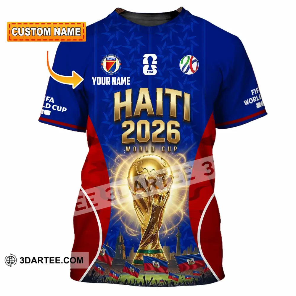 Unisex Shirt - Custom Haiti World Cup 2026 Shirt - T-shirt