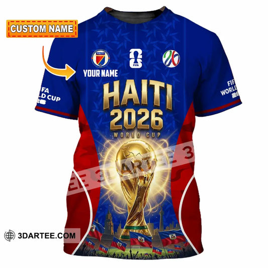 Unisex Shirt - Custom Haiti World Cup 2026 Shirt - T-shirt