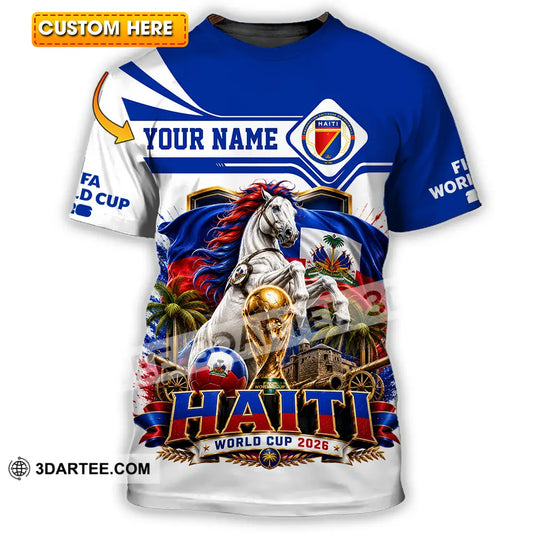 Unisex Shirt - Custom Haiti World Cup 2026 Shirt - T-shirt