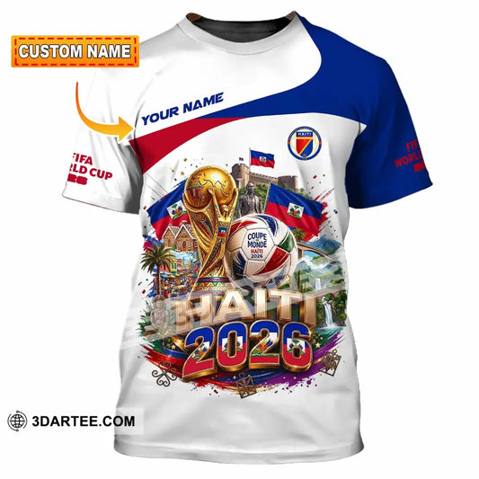 Unisex Shirt - Custom Haiti World Cup 2026 Shirt - T-shirt