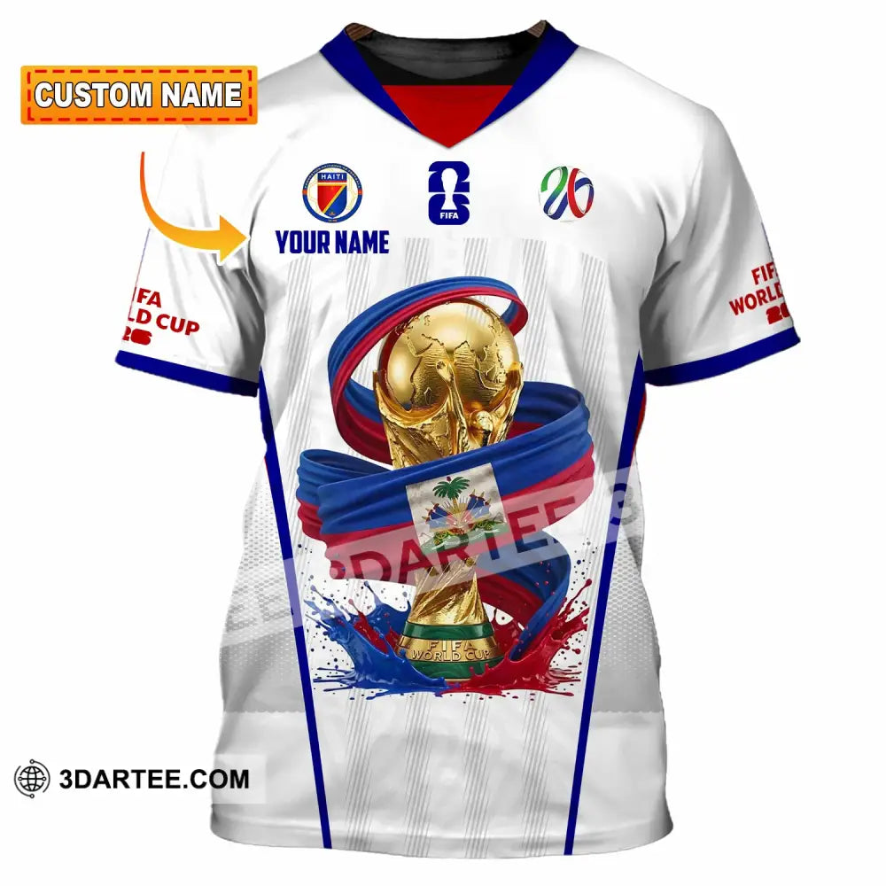 Unisex Shirt - Custom Haiti World Cup 2026 Shirt - T-shirt