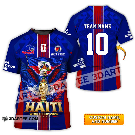Unisex Shirt - Custom Haiti World Cup 2026 Shirt - T-shirt