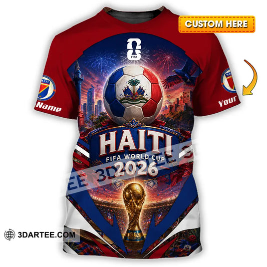 Unisex Shirt - Custom Haiti World Cup 2026 Shirt - T-shirt