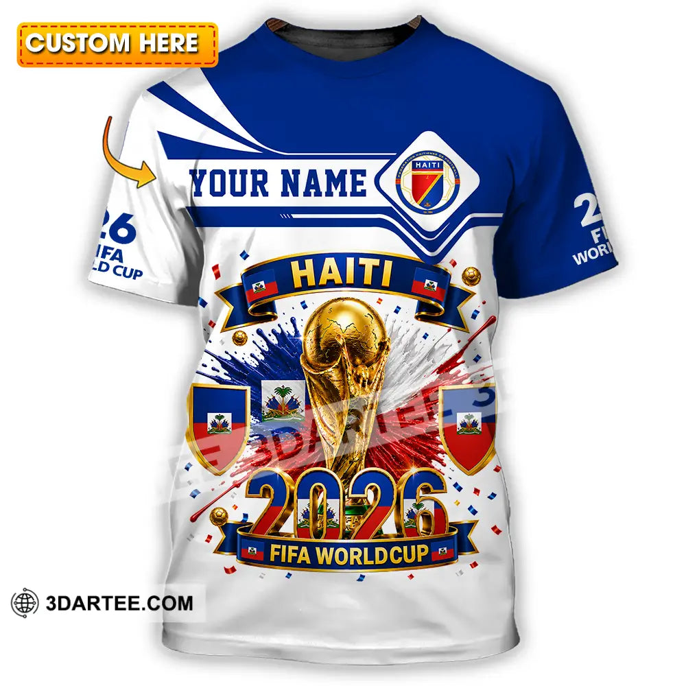 Unisex Shirt - Custom Haiti World Cup 2026 Shirt - T-shirt