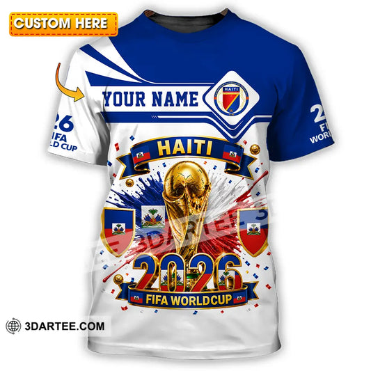Unisex Shirt - Custom Haiti World Cup 2026 Shirt - T-shirt