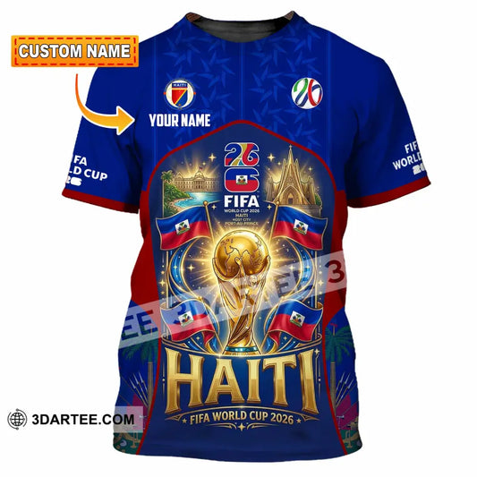 Unisex Shirt - Custom Haiti World Cup 2026 Shirt - T-shirt