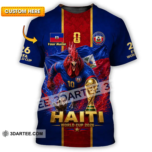 Unisex Shirt - Custom Haiti World Cup 2026 Shirt - T-shirt