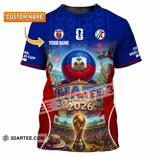 Unisex Shirt - Custom Haiti World Cup 2026 Shirt - T-shirt