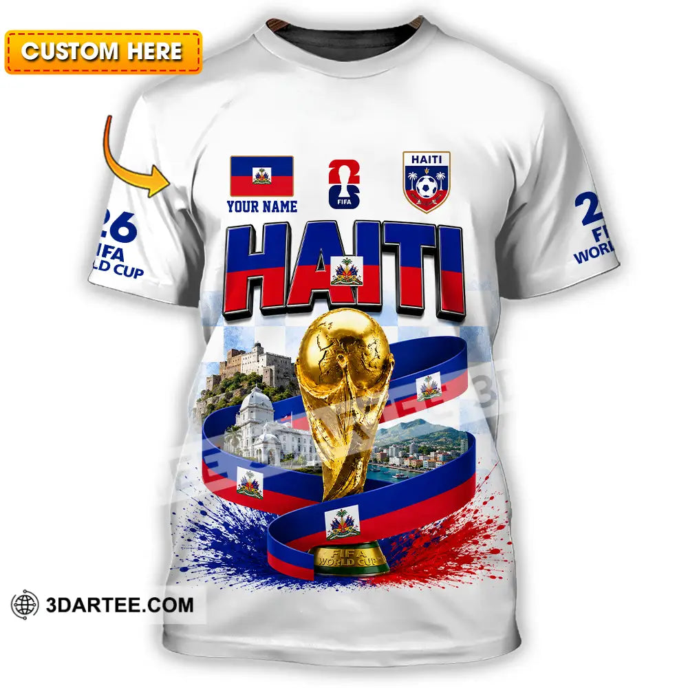 Unisex Shirt - Custom Haiti World Cup 2026 Shirt - T-shirt