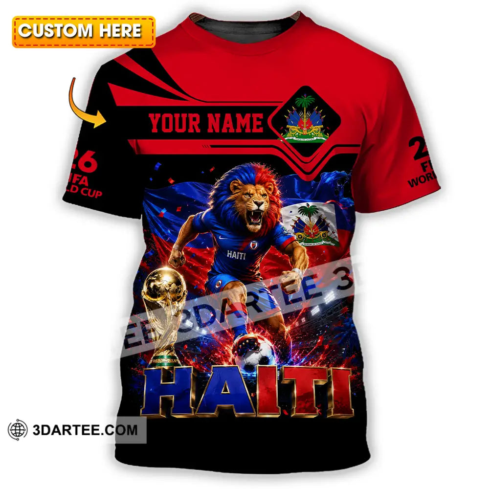 Unisex Shirt - Custom Haiti World Cup 2026 Shirt - T-shirt