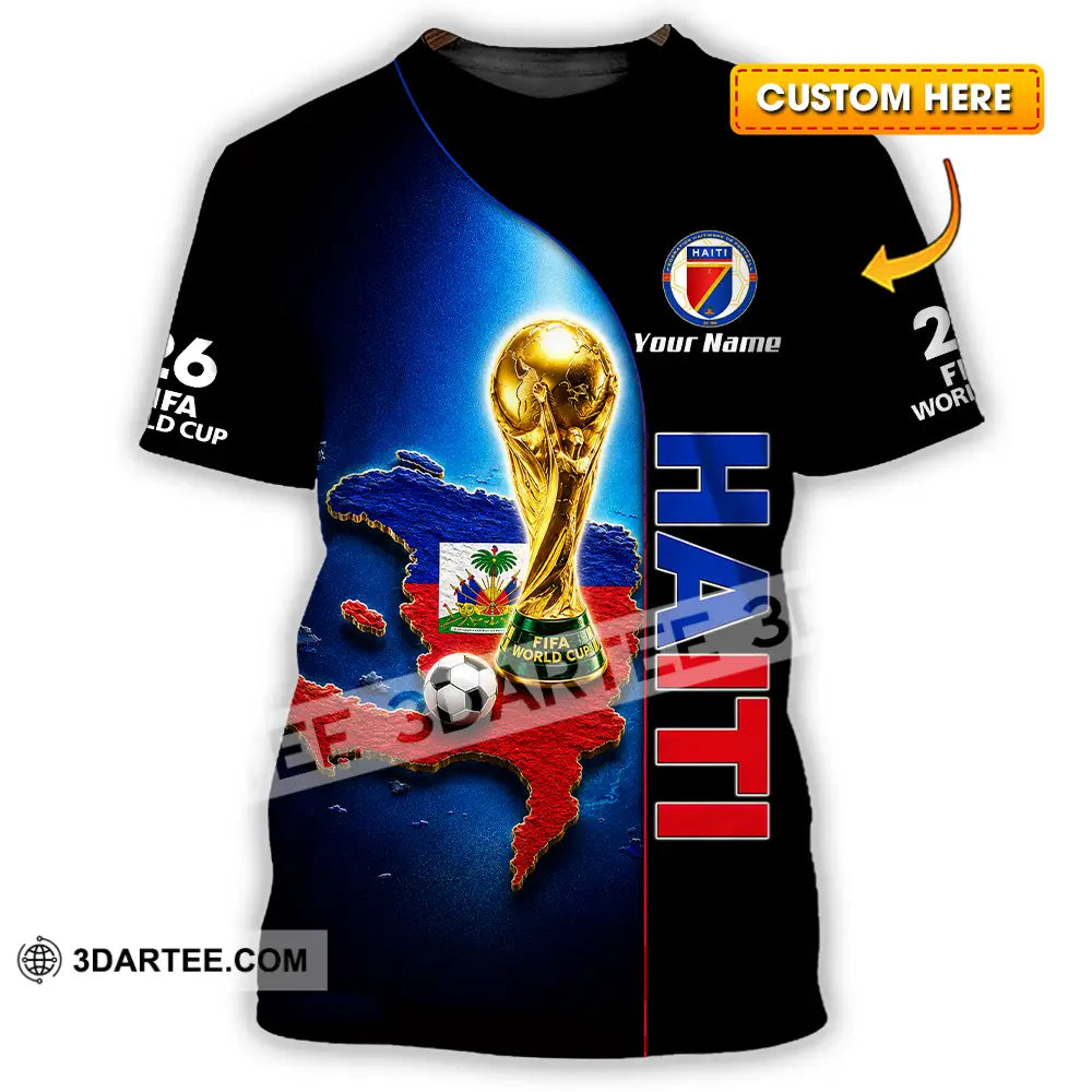 Unisex Shirt - Custom Haiti World Cup 2026 Shirt - T-shirt