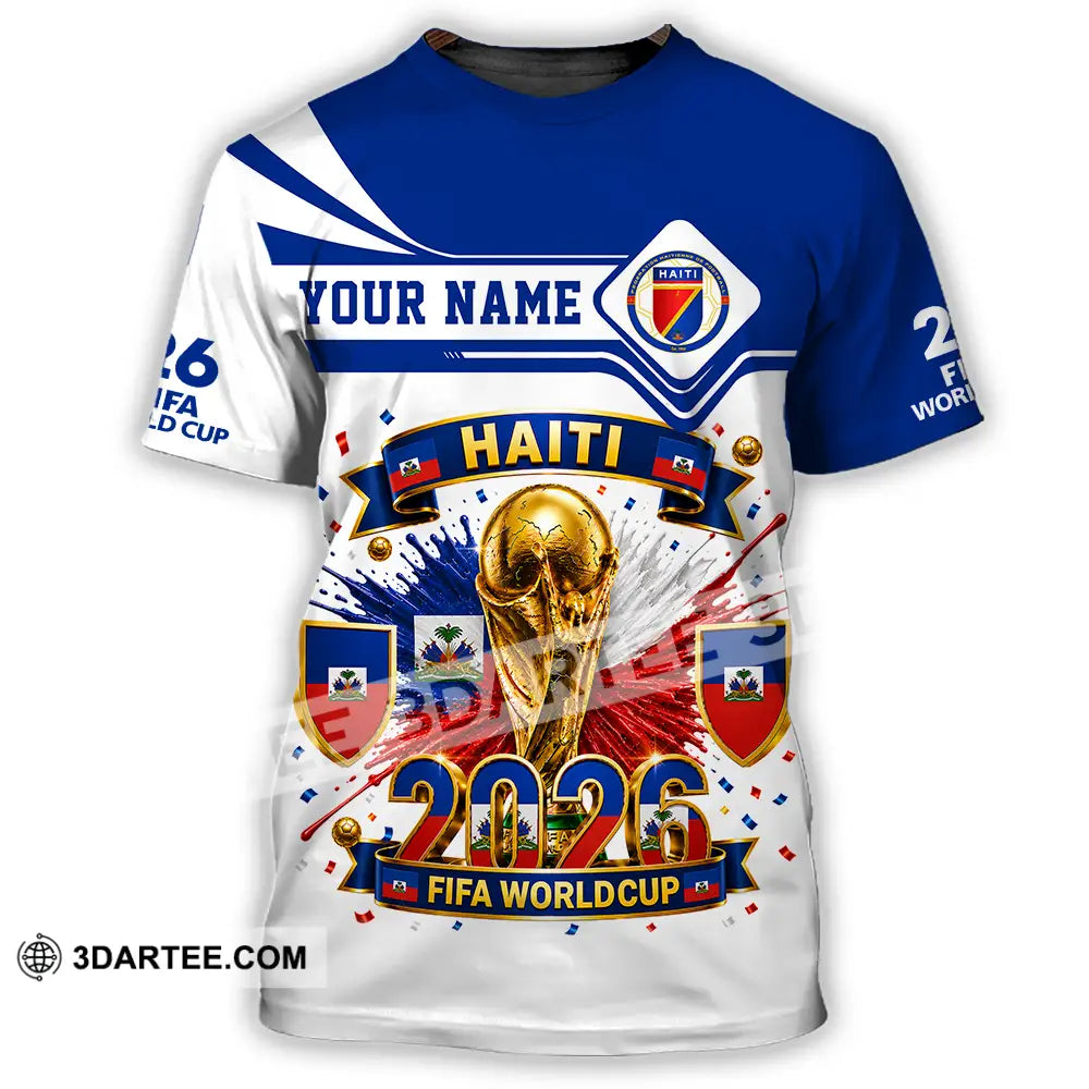 Unisex Shirt - Custom Haiti World Cup 2026 Shirt - T-Shirt / S - T-shirt