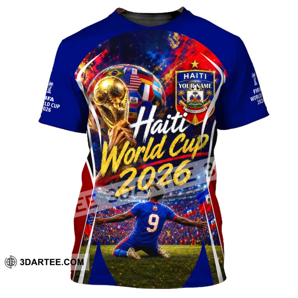 Unisex Shirt - Custom Haiti World Cup 2026 Shirt - T-Shirt / S - T-shirt